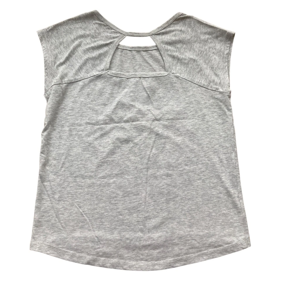 Gymboree Gymgo Niñas Camisa Mediana M 7 8 Gris Rosa Lobo Gráfico Camiseta 17 GY SM3 Foto 2 de 4