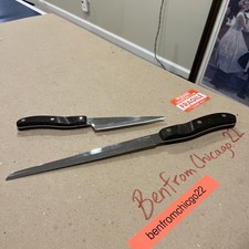 Pair Of Vintage Royal Prestige Knives 6 And 10 Inch Blade Made In USA /Pre-owned