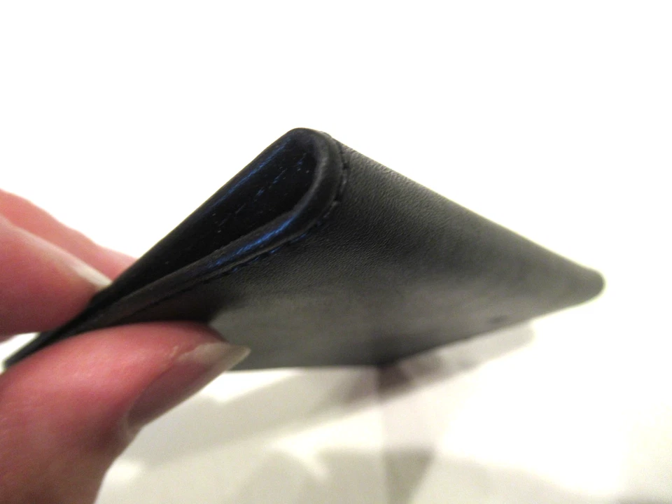 Cartera tarjeta Bosca cuero negro Foto 3 de 4