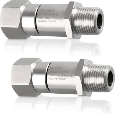 #ad 2PK Tool Daily Pressure Washer Swivel Fitting 3 8 Inch NPT Stainless Steel Power $30.25