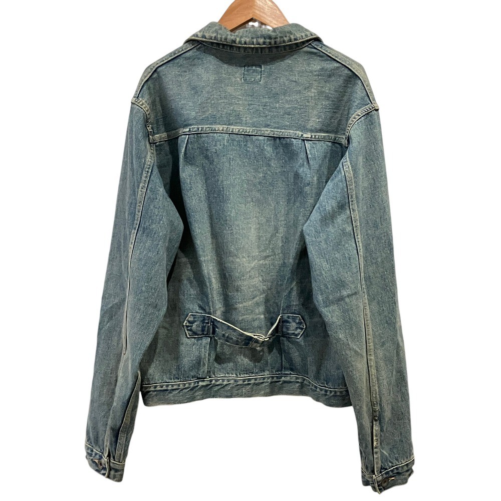 chimala（チマラ）| DENIM TRUCK JACKET　S Chimala Vintage Wash Denim Trucker Jacket, Size S, Indigo Blue