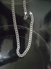 Mens Stainless Steel Necklace. 9.5 mm 24 Inches