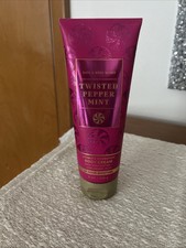 Bath  Body Works Twisted Peppermint Ultimate Hydration Shea Body Cream 8 Oz.