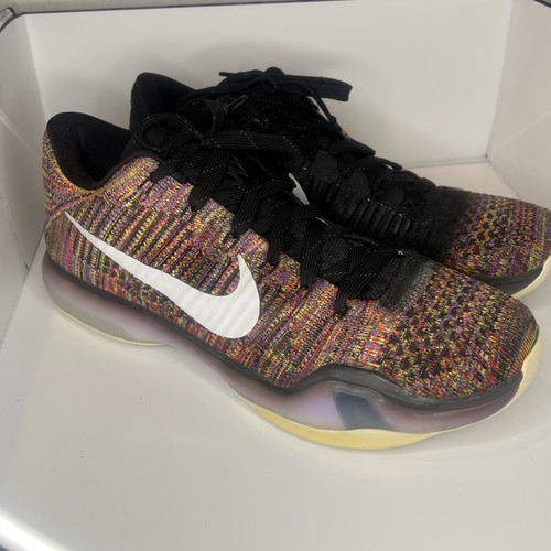 Nike ID Kobe 10 X Elite Low Mamba Days Flyknit Multicolor 802817-903 US 11 - Picture 1 of 16