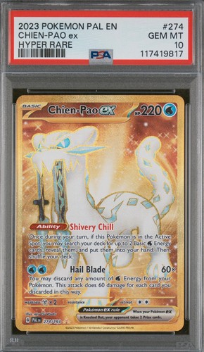 Chien-Pao ex - Pokémon (2023) Paldea Evolved #274 - Secret Hyper Rare