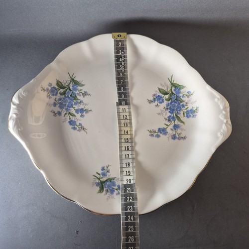 ROYAL ALBERT Vergissmeinnicht 9" RUNDER GRIFF SERVIERTABLETT - Bild 9 von 10
