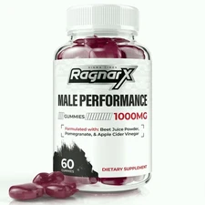 RagnarX Male Gummies, Ragnar X Formula for Men, Advanced Energy Support 60ct