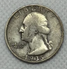 1935-S 25C Washington Quarter