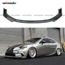 For Lexus IS250 IS350 IS300 F-Sport 14-16 Carbon Style Front Bumper Lip Splitter