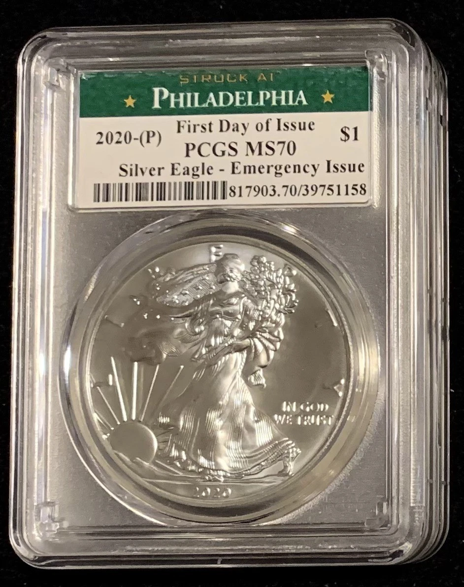 American Eagle MS 70 Graded 2020 Silver Bullion Coins for sale | eBay