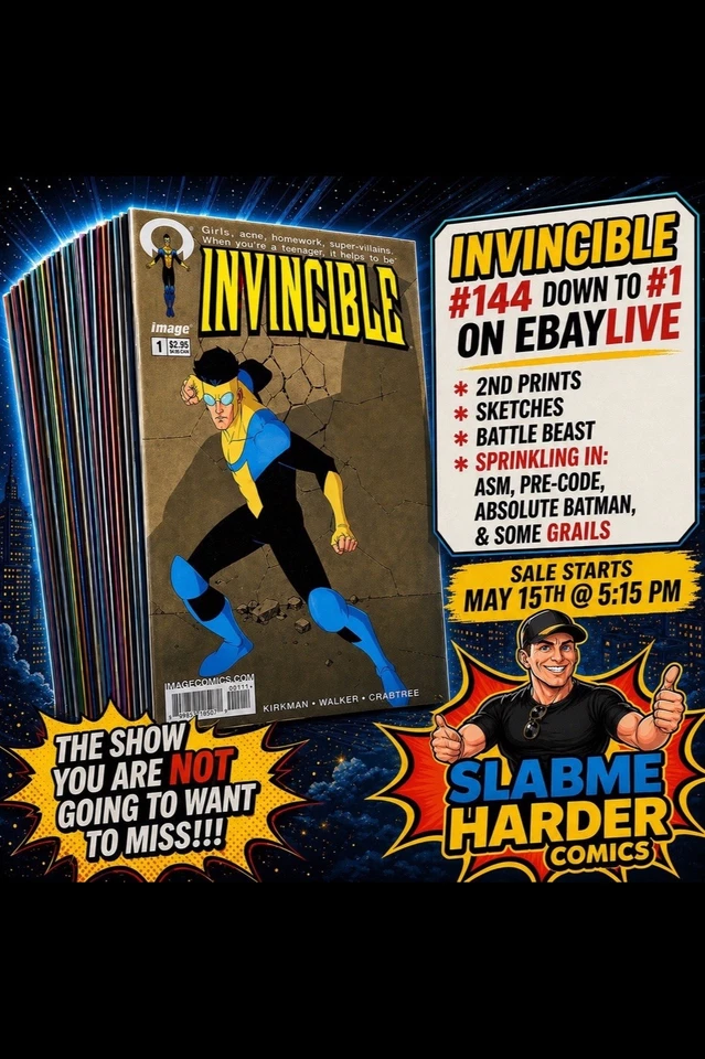 🔥🔥🔥Invincible #144 down to #1 +2nd Prints + BB🔥🔥🔥