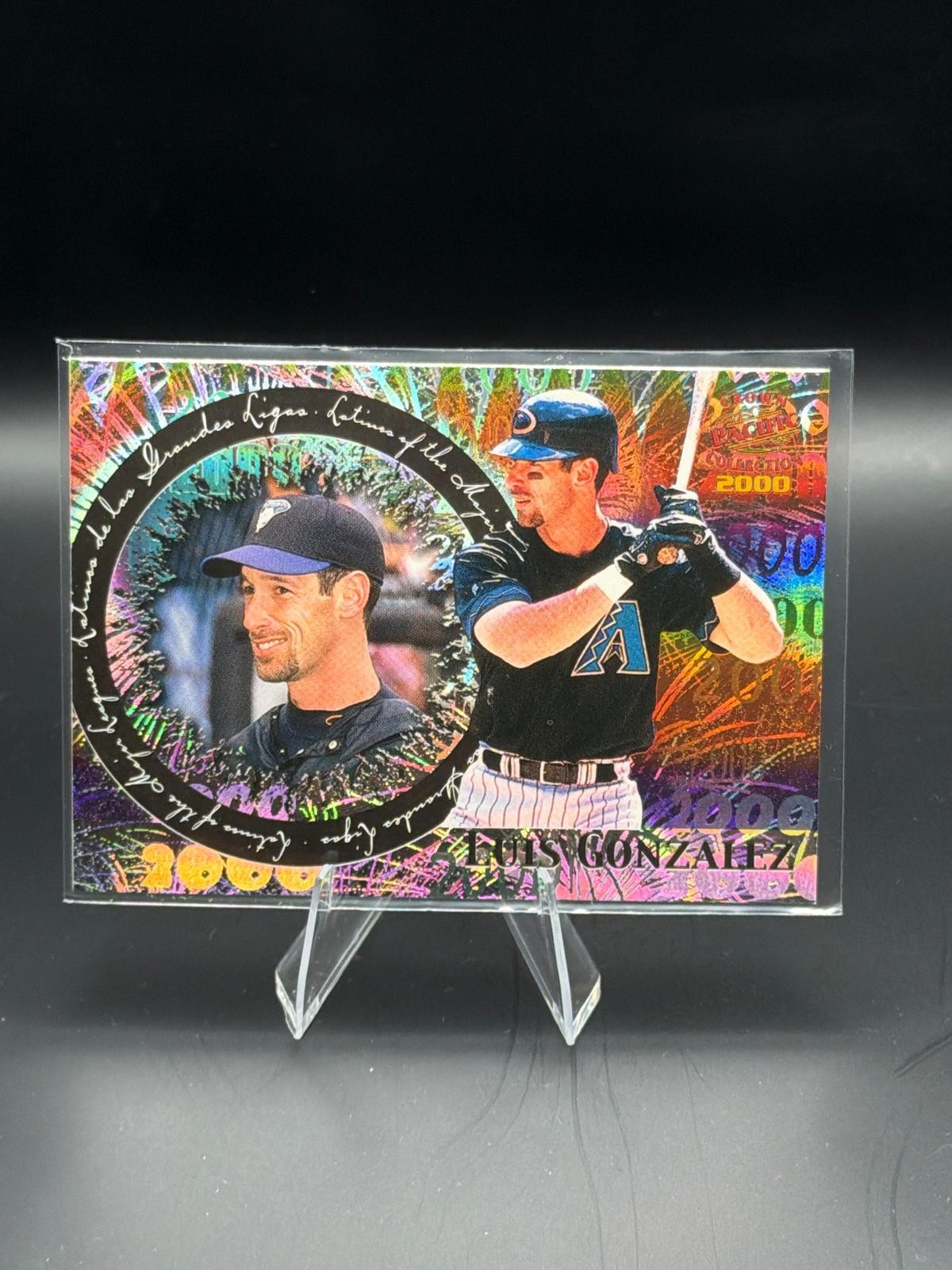 2000 Pacific Crown Collection #2 Luis Gonzalez Latinos of the Major Leagues