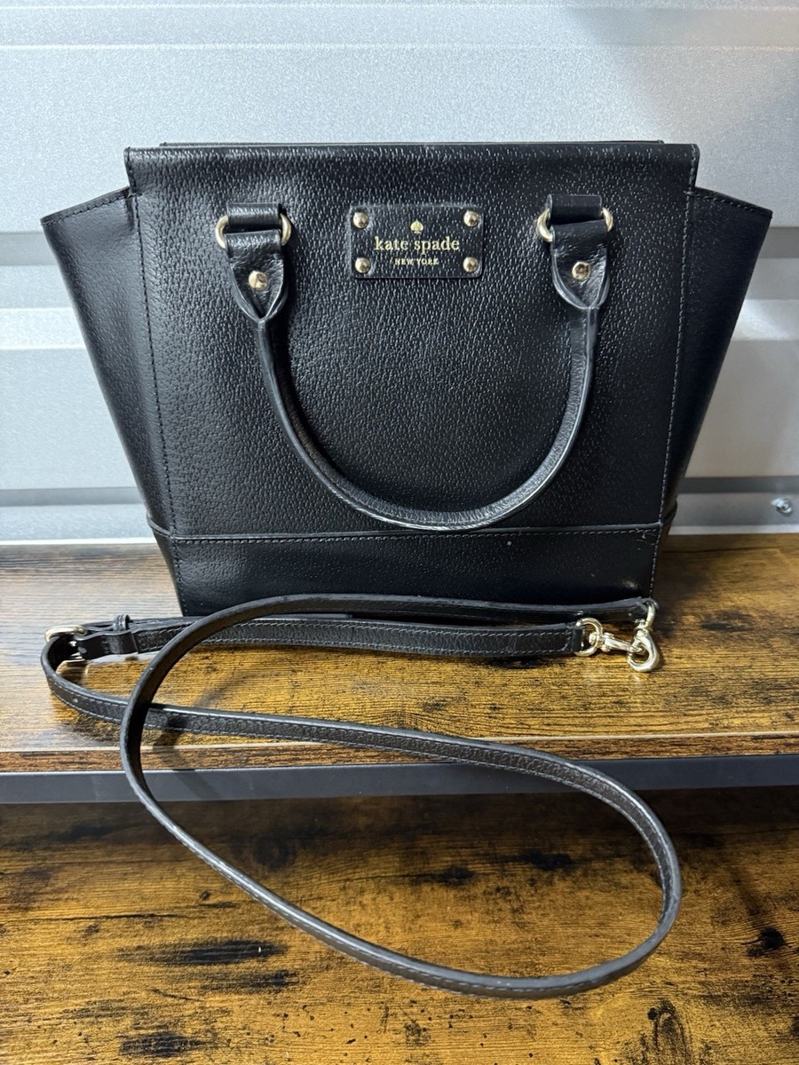 Kate Spade New York Wellesley Small Camryn Satchel Black Purse Bag