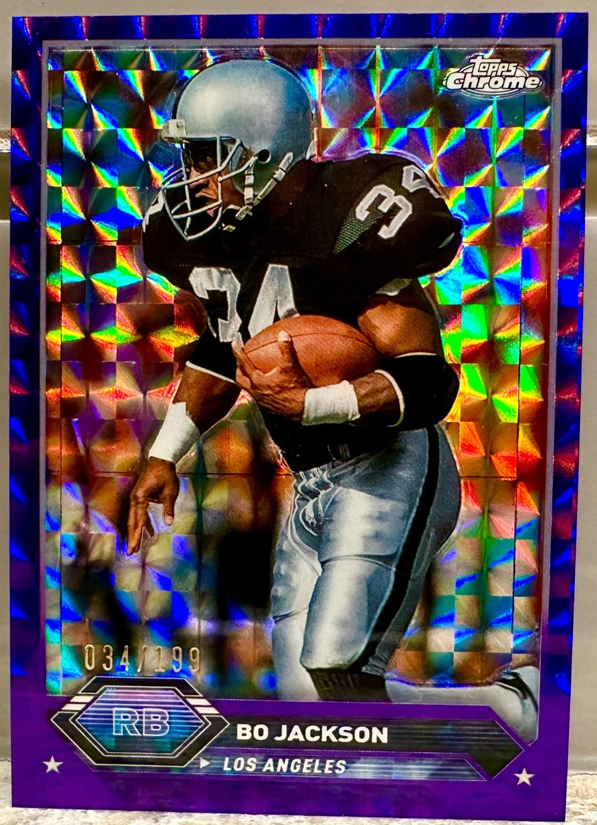 Bo Jackson Los Angeles Raiders Football Sports Trading Cards