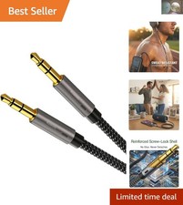 Hydroshield 3.3ft Aux Cable - Lossless Sound, Perfect for All Audio Needs