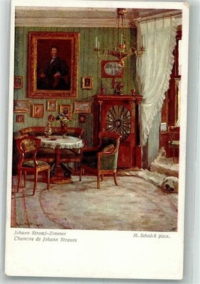 38176364 - sign. Schalek M. Johannes Strauss Zimmer B.K.W.I. Nr. 1782 Wiener