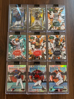 #ad Rookie amp; Stars Wild Card Baseball Betts Kurtz Holiday Griffin 9 Cards $50.00