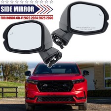Pair Power Mirror W Heated Signal Blind Spot 8 Pins For Honda Cr-v 2023-2025