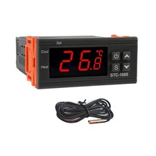 STC-1000 Digital Temperature Controller,AC 10A 110V-220V Digital LED Temperat...