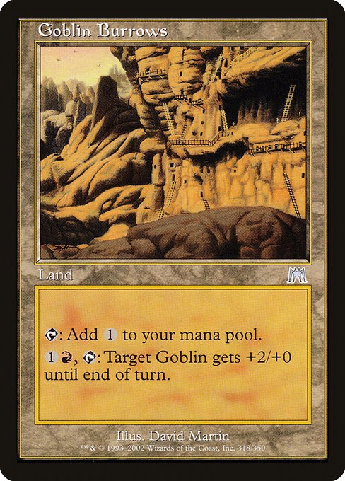 Goblin Burrows NonFoil Onslaught 318 NM MTG