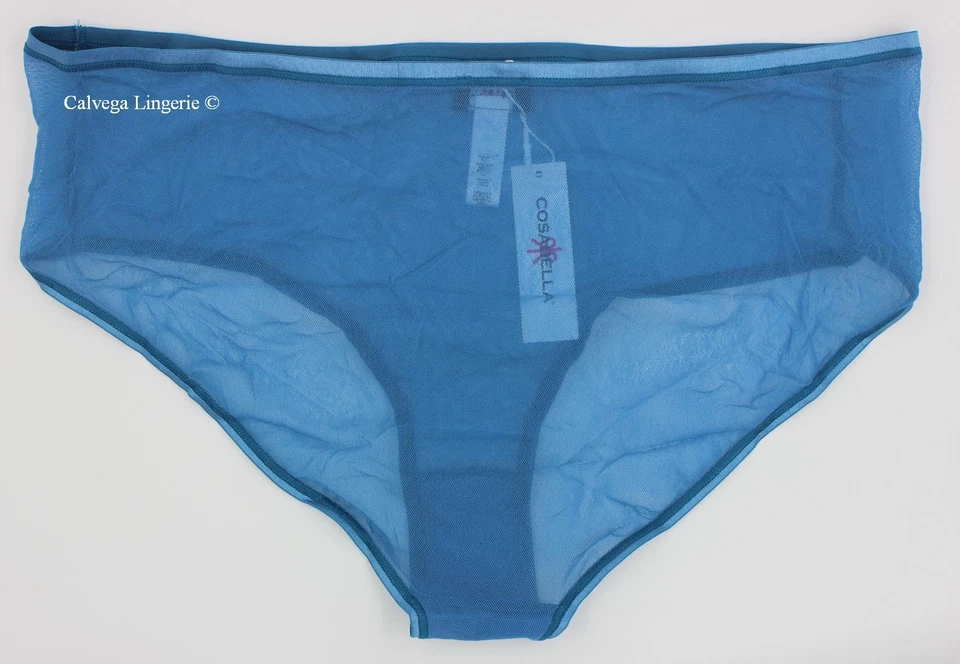 Pantalones cortos de malla "Soire Confidence" COSABELLA SOIRC0731P NUEVOS CON ETIQUETAS, azul Italia, Plus Foto 4 de 4