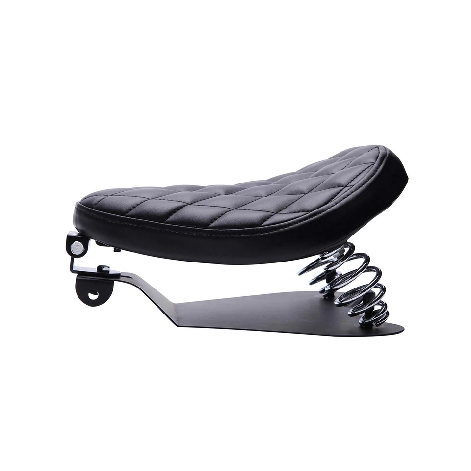 Black Motorcycle Solo Seat Spring Kit For Honda Rebel 250 300 500 1100 Bobber - Image 4 of 4