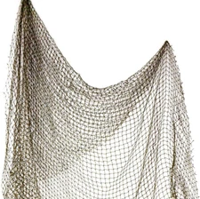 Fishing Net Decor – 5' X 10' Decorative Fishing Net – Authentic Fish Netting for