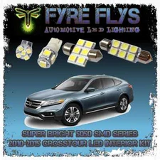 White LED interior lights package kit for 10-15 Crosstour 13 pcs 5050 series SMD