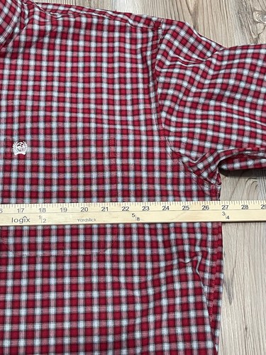 Cinch Shirt Mens Size 2XL Red Plaid Long Sleeve Button Up Casual Western Cowboy - Picture 7 of 8