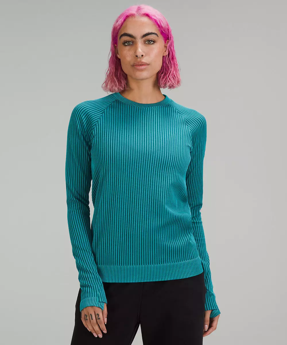 Lululemon Rest Less Pullover Jasper/Oceanic - Retail $108