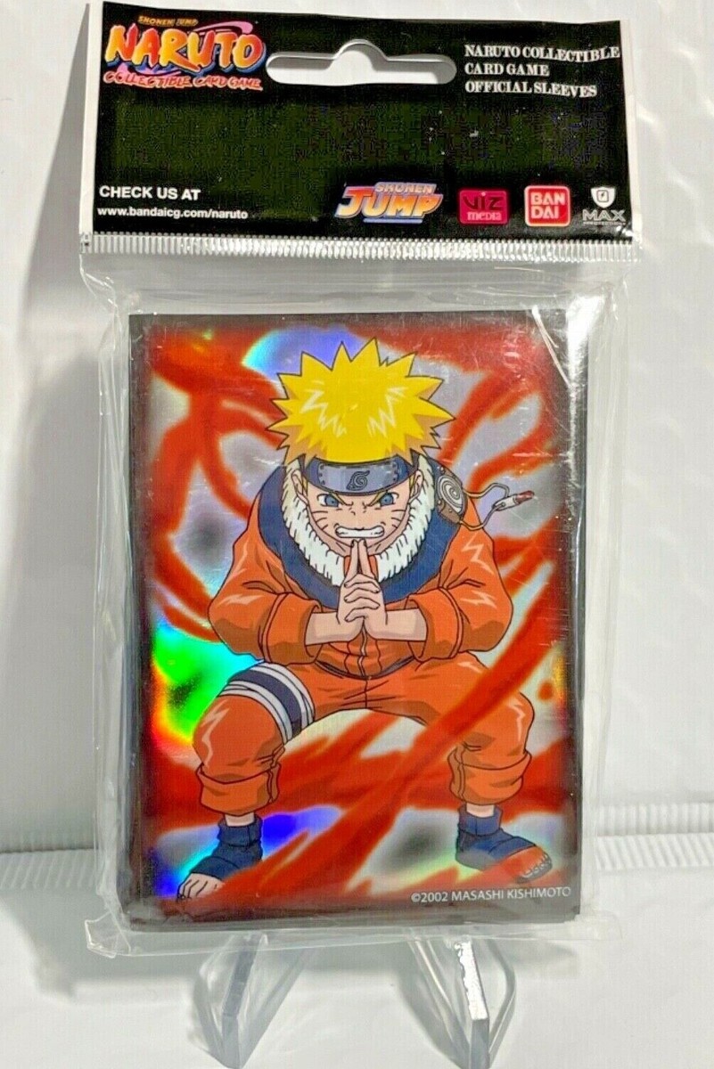 naruto card sleeves 5X Naruto BLISTER/BOOSTER PACKS & 1 PACK OF