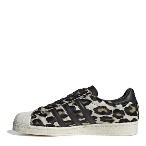 Entrenadores de cuero para hombre ADIDAS ORIGINALES SUPERSTAR 82 - todos los tamaños - leopardo/poni. - Imagen 3 de 6