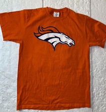NFL Team Apparel Peyton Manning T-Shirt Denver Broncos Orange Sz Medium