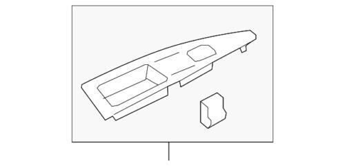 Marco del interruptor de ventana del lado izquierdo delantero para Ford Fusion 2013-2016 (N/P GS7Z-14528-AA)