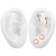 2PCS Human Ear Model Ear Display Model Silicone Ear Human Ear Model Ear Model