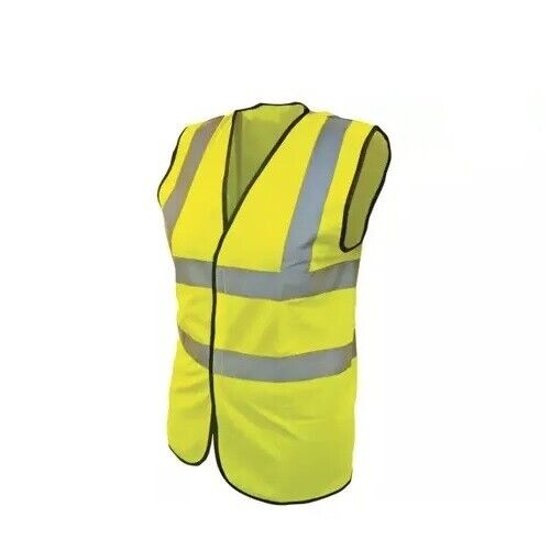 2539 Scan Yellow Hi-Vis Waistcoat Type SCAWWHVWXL - Pack of 3