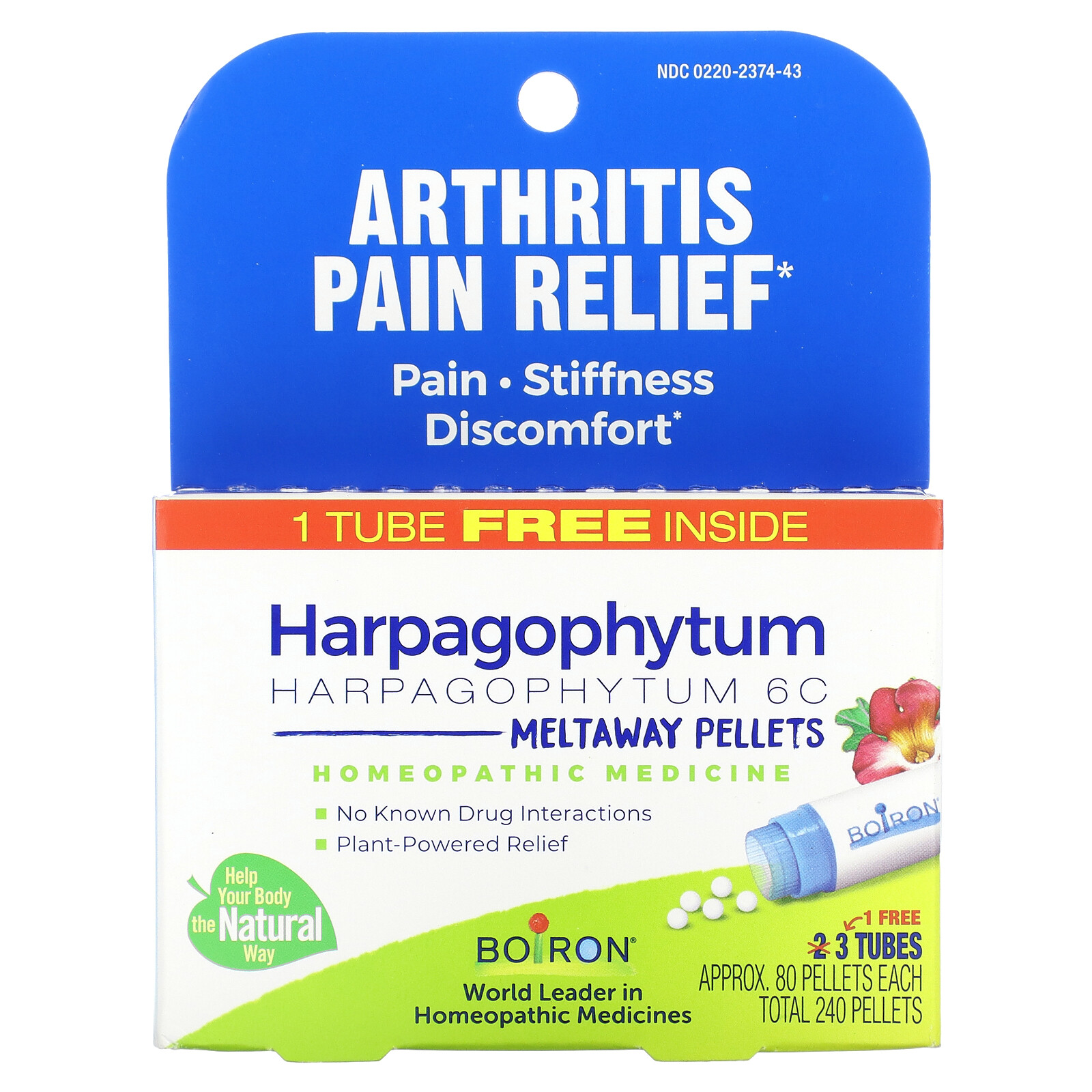 Гранулы Harpagophytum Meltaway 3 тюбика по 80 пеллет в каждом 3690₽
