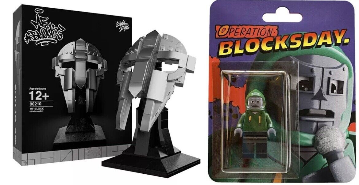 Take****様2点まとめ MF DOOM DIGGIN MASSIVE The Canvas Don MF Doom BLOCK SET x OPERATION BLOCKSDAY Figure