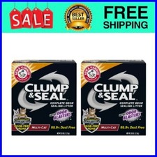 ARM  HAMMER Clump  Seal Cat Litter Multi-Cat Complete Odor Clay 28 LB 2 Pack