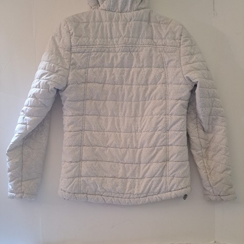 New Balance Jacket White & Gray Logo ~ Size SMALL - Fuzzy FLeece Interior - VG+ - Picture 6 of 22