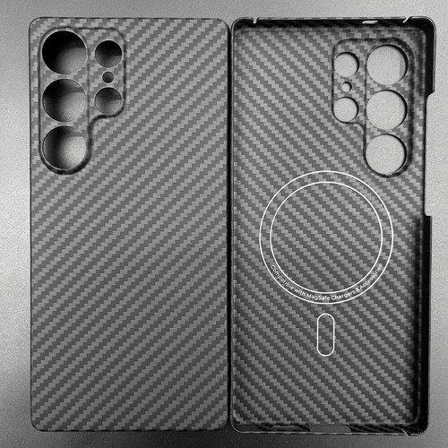 Funda de fibra de carbono genuina para Samsung Galaxy S25 ultra delgada mate cubierta blindada - Imagen 2 de 28