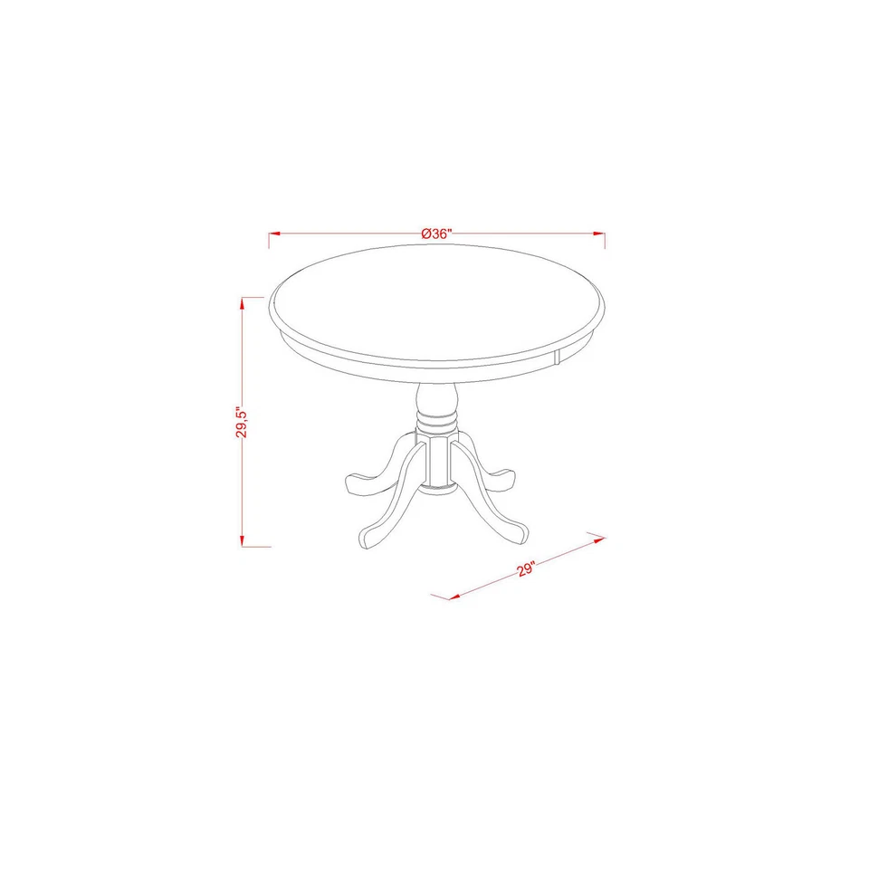 Kitchen Table Set - Kitchen Table And Dining Chairs - Image 4 of 4