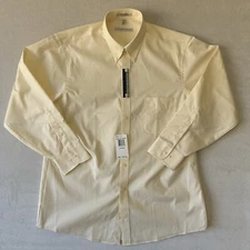 BRAND NEW - Geoffrey Beene - 16.5 - 32/33 - Pinpoint Oxford Long Sleeve - Ivory