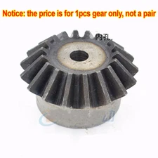 1Pcs Bevel Gear 3.0 Mod 15/16/17/18/19/20T 90 Deg 1:1 Pairing Metal Bevel Gear