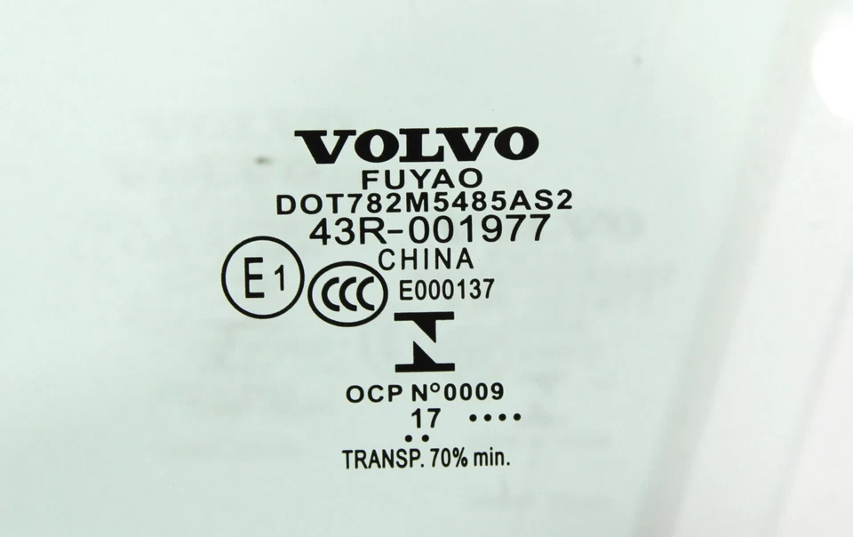 Volvo S90 2017-2023 puerta delantera izquierda lado del conductor ventana cristal OEM Foto 4 de 4