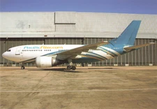 Postcard Airline PACIFIC FLIER A310-304 CS-TEI CC7.