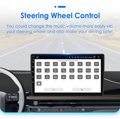 10"Android 14 Autoradio Carplay GPS SAT Navi DAB For Toyota Corolla Auris 13-16 - Bild 11 von 13