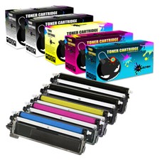 5 Toner Cartridge fits Brother TN210 HL-3070CW 3075CW MFC-9125CN MFC-9320CW