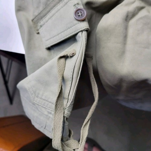 NWT Carhartt Brown Khaki Cargo Bermuda Shorts Drawstring WB053 STN Cotton Sz 18 - Picture 6 of 6