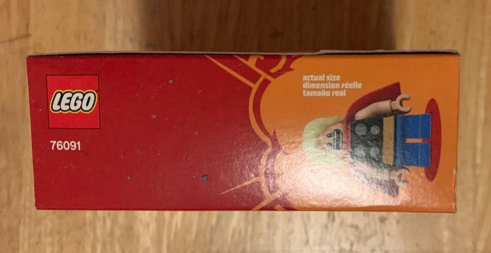 2 juegos LEGO Super Heroes 76091, 76069, Marvel Thor v. Loki, DC Batman v. Moth Foto 4 de 4